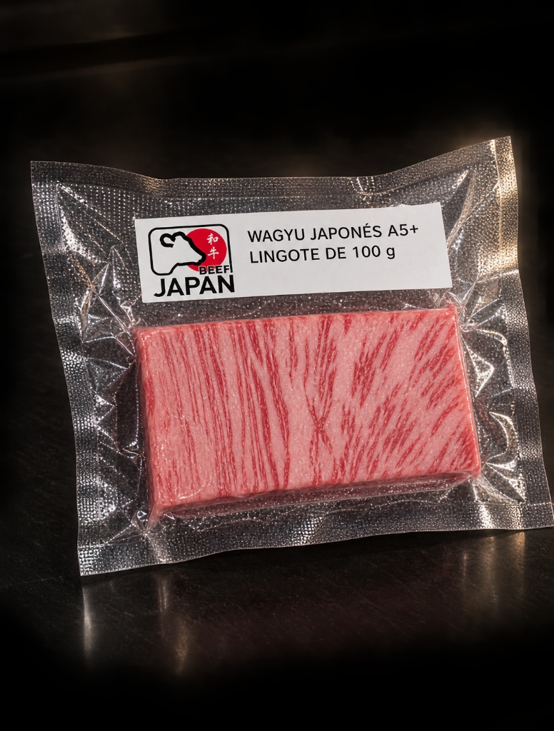 Wagyu Japonés A5+ en Lingotes de 100 g: La Solución Definitiva de Control de Porciones y Escandallo para Asadores y Alta Cocina